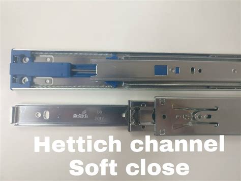 Zinc Hettich Soft Close Channel For Drawer Slide Size Mm To