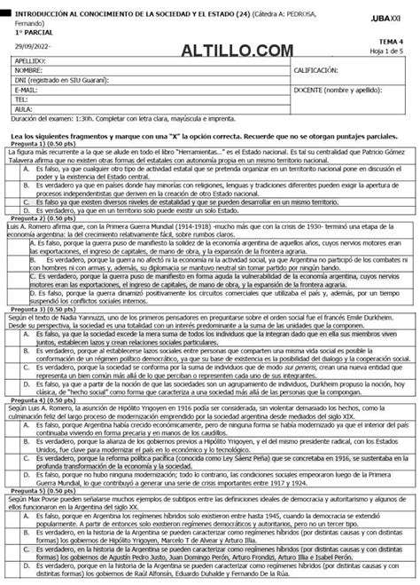 Parcial Z Sociedad Y Estado Uba Xxi