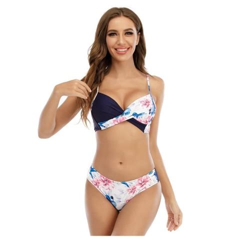 Femme Maillots De Bain Deux Pièces Sexy Bikini Push up Maillot De Bain