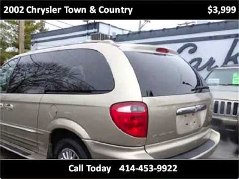 2002 Chrysler Town Country Used Cars Milwaukee WI YouTube