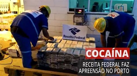 Vídeo Receita Federal apreende cocaína no Porto do Rio Rio de