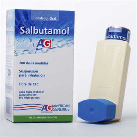 Salbutamol Ag Mcg Inhalador X Dosis