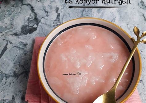 Resep Es Kopyor Nutrijell Oleh Mama Fathan Cookpad