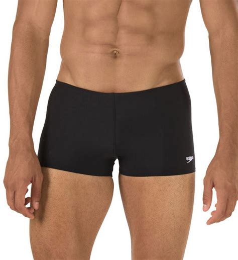 Men S Speedo Endurance Square Leg Swim Trunk Speedo Black