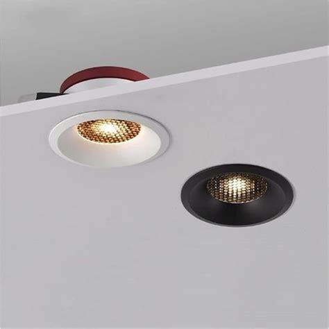 Plafonniers Led Spot Encastré Nid Dabeille Lentille Anti Éblouissement