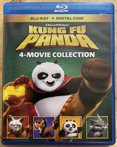 Dreamworks Kung Fu Panda Blu Ray Movie Collection Disc Set Bonus