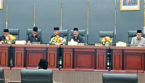 DPRD Kota Padang Terima LKPj Walikota Tahun 2023 Dengan Beberapa Catatan