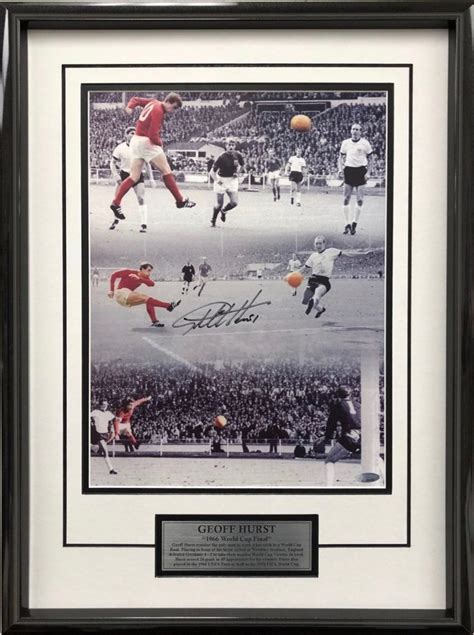 Sir Geoff Hurst 1966 Hat-Trick - Autographed Collectables