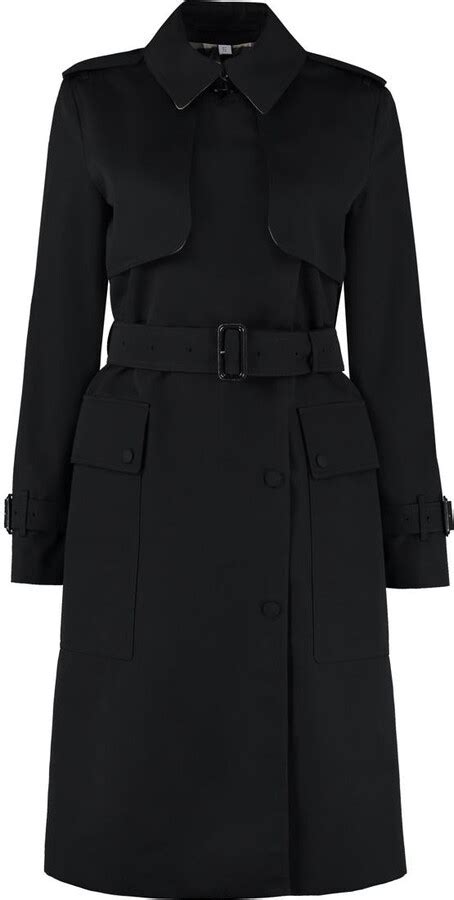 Burberry Gabardine Trench Coat Shopstyle