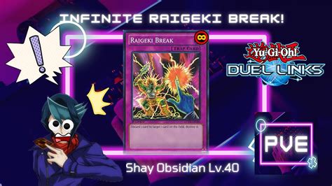 Yugioh Duel Links Pve Farm Shay Obsidian Level With Infinite