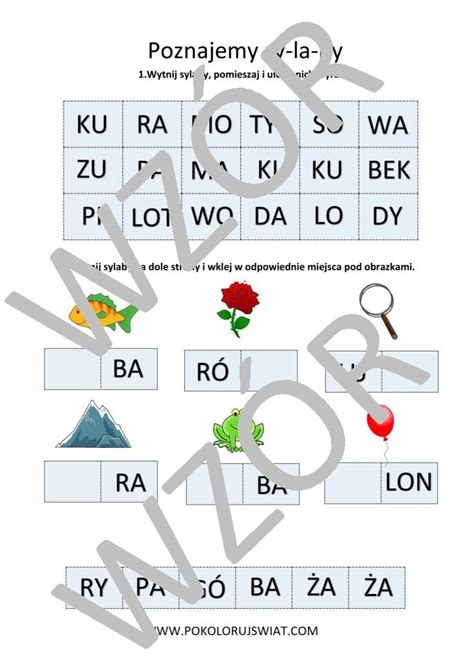 Karty Pracy Przedszkolne I Wczesnoszkolne Pokoloruj Świat 372