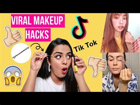 WOW Testing Out Viral TIK TOK MAKEUP HACKS FULL FACE OF MAKEUP