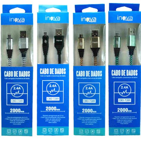 Cabo Micro USB V8 Carregador E Dados Para Celular Kit De Cabos 2