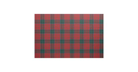 Clan MacTavish Tartan Fabric | Zazzle