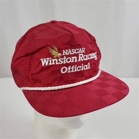 Nascar Winston Racing Official Vintage Snapback Hat C Gem