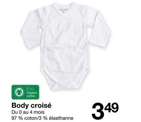 Promo Body Croisé chez Zeeman iCatalogue fr