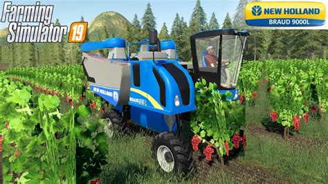 Farming Simulator New Holland Braud L Harvester Harvests