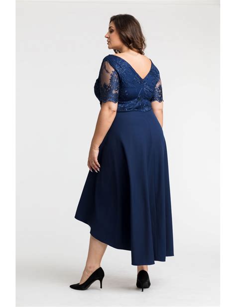 Sukienka maxi Szaflarska Plus size duża suknia XXL na wesele Rozmiar 42