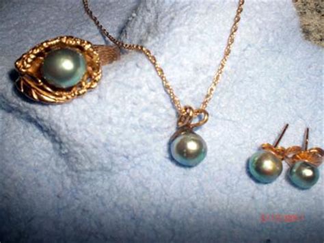 Natural Abalone Pearl Jewelry Set