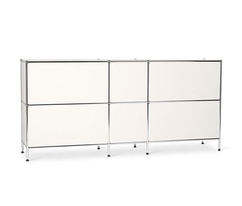 Sideboard Metall CN3 groß mit 6 Klappenfächern weiß online bestellen