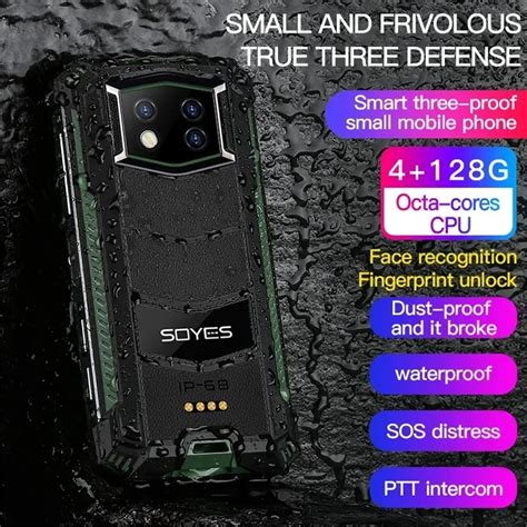 SOYES S10 MAX Upgraded Mini Rugged Smartphone Android 11 8GB 256GB Mini