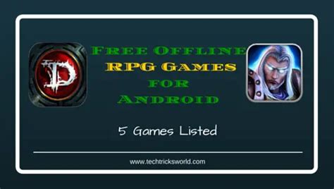 5 Free Offline RPG Games for Android