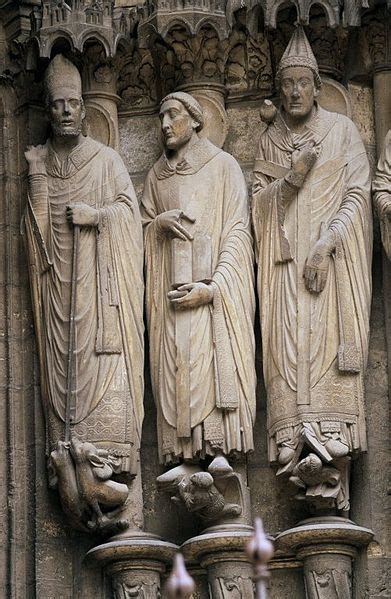 Porch Of The Confessors Chartres Cathedral Of Notre Dame En