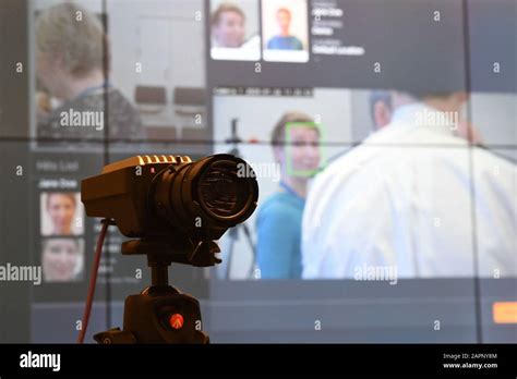 A Camera Being Used During Trials At Scotland Yard For The New Facial