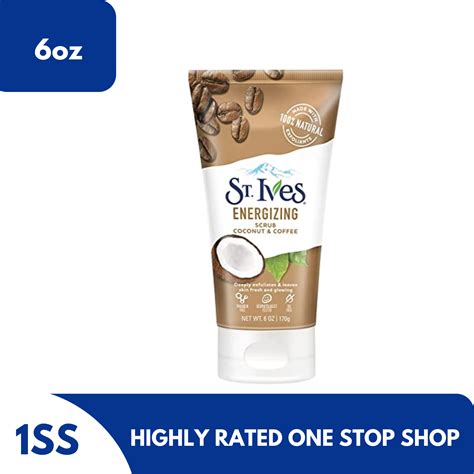St Ives Energizing Coconut And Coffee Scrub 6oz Lazada Ph