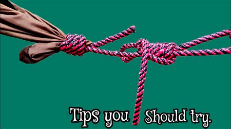 3 Tips For Camping You Should Try Knots Youtube