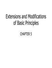 Extensions Modifications Of Basic Principles Deviations Course Hero