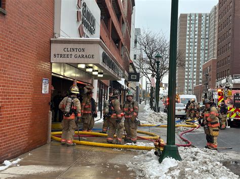 Car fire inside parking garage in Armory Square quickly contained, fire official says - syracuse.com