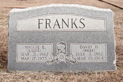 David Houston Huse Franks 1882 1964 Mémorial Find a Grave