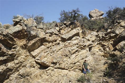 Listric normal fault in sandstone, Montana – Geology Pics