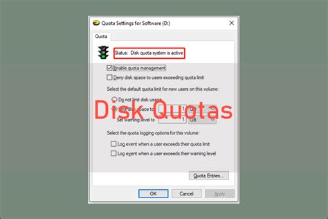 How To Enable Disk Quotas In Windows Bank Home