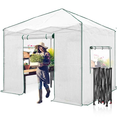 Eagle Peak X Portable Walk In Greenhouse Instant Pop Up Easy