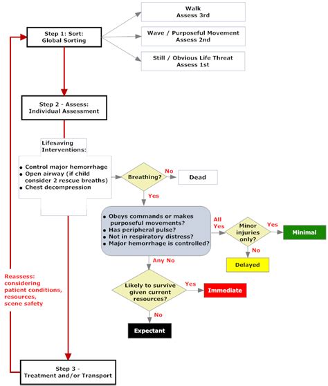 SALT Mass Casualty Triage Algorithm Adapted For A Very Large Radiation