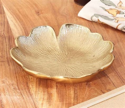 Buy Lotus Leaf Shape Trinket Tray Online In India At Best Price