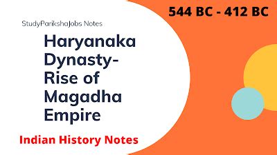 Magadha Empire Upsc Notes Best Haryanaka Dynasty Study Pariksha