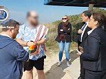 Video Man On Beach Arrested For Arranging To Meet Teenager For Sex Daily Mail Online
