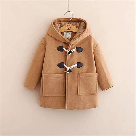 IMMDOS Winter Jacket for Boy Kids Thicken Wool Coat Children Hooded ...