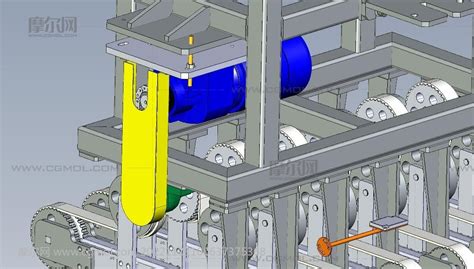 输送机同步带轨道结构3d数模 机械工具模型下载 摩尔网cgmol