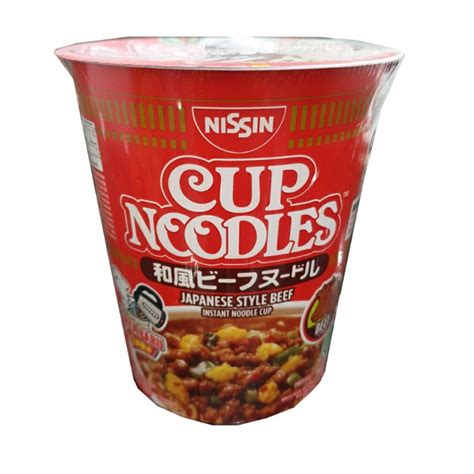 Jual Nissin Cup Noodle Kaldu Sapi Ala Jepang 12x66gr Nyg038 Shopee