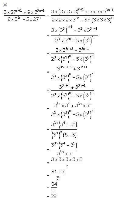 Selina Concise Mathematics Class 9 Icse Solutions Indices Exponents Maths Algebra Formulas