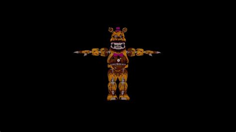 Nightmare Fredbear Download Free 3d Model By Glichtrap 0c6c0aa