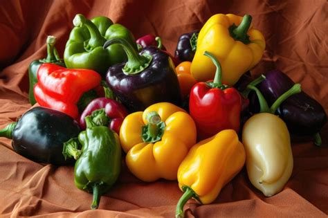 Premium AI Image | A symphony of various sweet pepper varieties ...