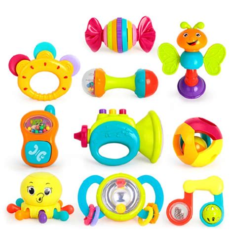 Cartoon Baby Toy Cute Colorful Kids Rattle Children Baby Educational