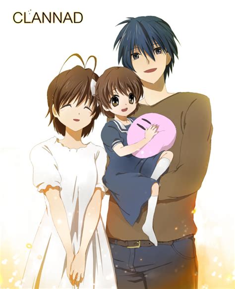 Clannad Nagisa And Tomoya And Ushio