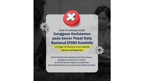 Server PDN Kominfo Alami Gangguan Penerbitan Paspor Di Imigrasi Agam