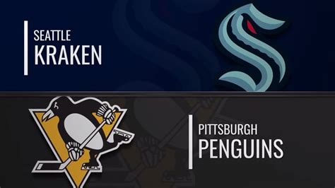 Seattle Kraken Vs Pittsburgh Penguins All Goals Highlights Best